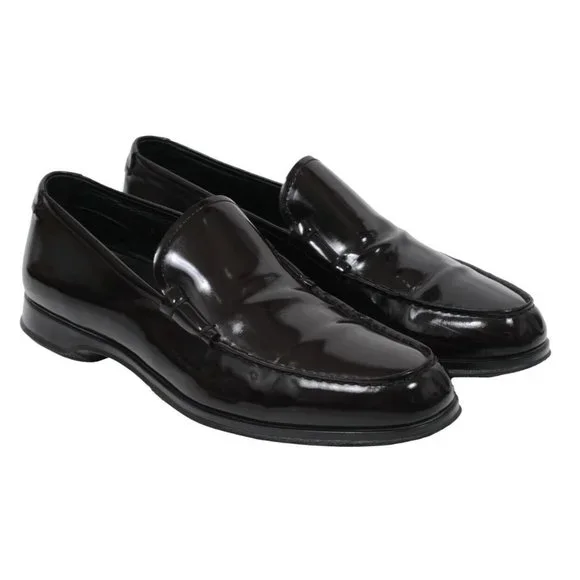 Prada | Shoes | Prada Mens Loafers Us 15 Uk 15 Burgundy  display picture 3